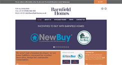 Desktop Screenshot of barnfield-homes.co.uk